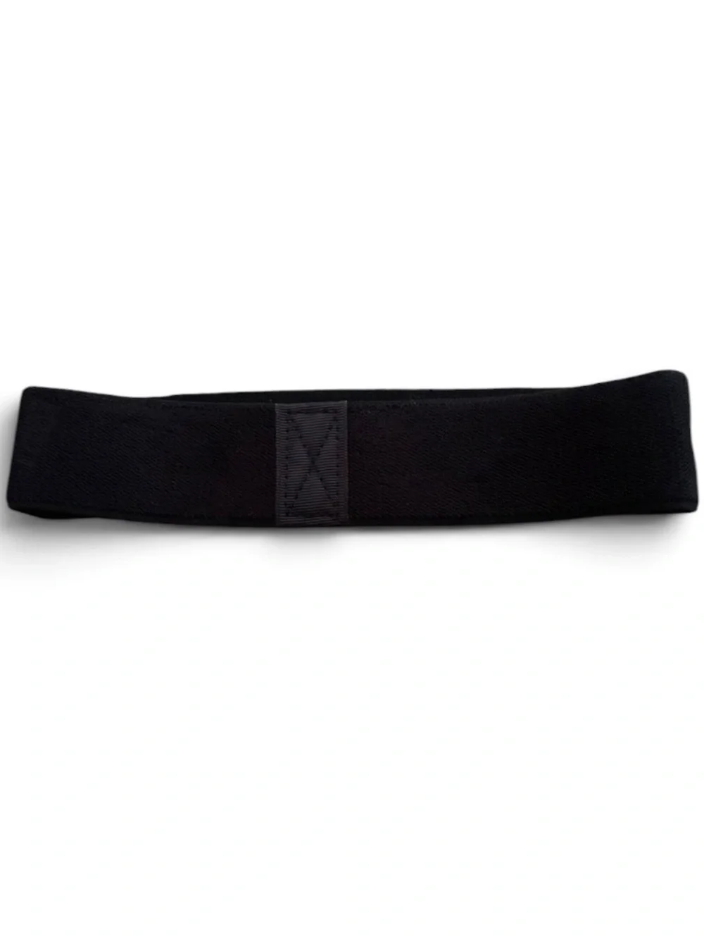 Gucci Black Headband with Metallic Beige Logo NWOT